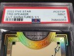 Tris Speaker 1/1 Auto Cut Signature Card