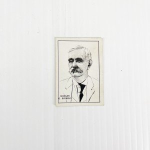 1950 Callahan Hall of Fame Morgan Bulkeley Card