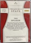 Tris Speaker National Treasures SP 7/99 Card