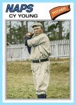 Cy Young Art Card - Cleveland Naps Edition