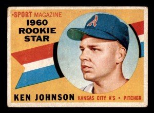 1960 Venezuelan Topps Ken Johnson Sports Card
