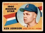 1960 Venezuelan Topps Ken Johnson Sports Card