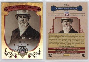 2014 Panini HOF Red Shield Alexander Cartwright #9