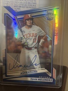 2022 Panini Elite Extra - Ivan Melendez Signature /90