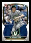 2023 Bowman Draft Nathan Dettmer Oakland Athletics Cards