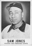 1960 Leaf Baseball Card #14 Sam Jones