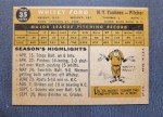 1960 Topps Whitey Ford Baseball Card #35