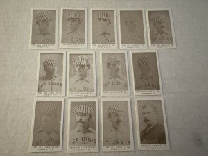 1887 Lone Jack N370 Baseball Reprint Card Set
