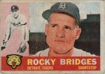 1960 Topps Venezuelan #22 Rocky Bridges Card
