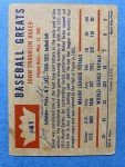 1960 Fleer Home Run Baker Baseball Card #41
