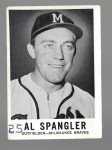 1960 Leaf Al Spangler Milwaukee Braves #38 Card