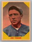1960 Fleer Joe Tinker Baseball Card #40