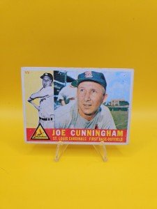 1960 Topps Venezuelan Joe Cunningham Sports Card