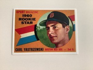 Carl Yastrzemski 1960 Topps Rookie Card Reprint