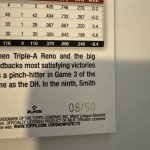 2024 Topps Pavin Smith #535 Yellow Crackle Card