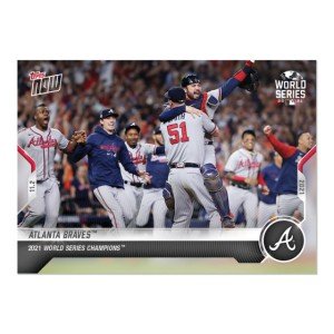 Atlanta Braves 2021 World Series Champions Card