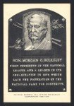 Morgan Bulkeley Hall of Fame Plaque Postcard Set