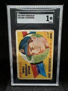 1960 Topps Venezuelan Carl Yastrzemski Rookie Card