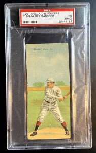 1911 T201 Mecca Tris Speaker/Gardner HOF Card