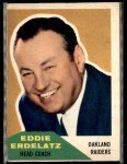 1960 Fleer Eddie Erdelatz Sports Card #131