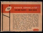 1960 Fleer Eddie Erdelatz Sports Card #131