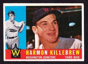 1960 Topps Harmon Killebrew #210 Baseball Card