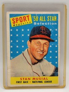 1958 Topps Sport Magazine Stan Musial All-Stars #476