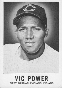 1960 Leaf Baseball Card #65 Vic Power