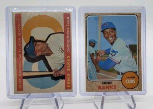 Ernie Banks Sports Card Collection, 1960 & 1968