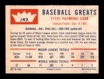 1960 Fleer Ty Cobb #42 Sports Card