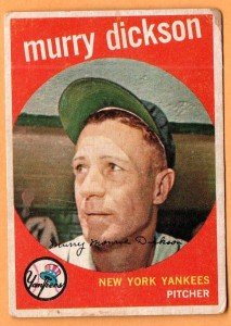 1959 Topps Murry Dickson Yankees #23 Card