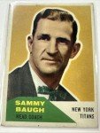 1960 Fleer Sammy Baugh #20 Football Card