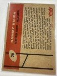1960 Fleer Sammy Baugh #20 Football Card