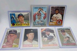 1960s Vintage MLB Topps Card Lot - 7 Cards