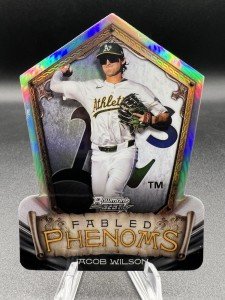 2024 Bowman's Best Jacob Wilson Athletics Card #FP-4
