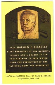 Morgan Bulkeley Yellow Hall of Fame Postcard