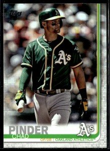2019 Chad Pinder Oakland Athletics 5 Card Set