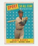1958 Ernie Banks Topps All-Star Card #482