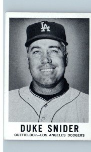1960 Leaf Duke Snider #37 Baseball Card