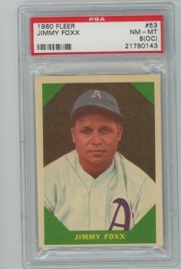 Jimmy Foxx 1960 Fleer PSA 8 #53 Card