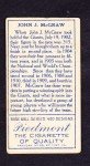 1911 T205 McGraw Gold Border Sports Card