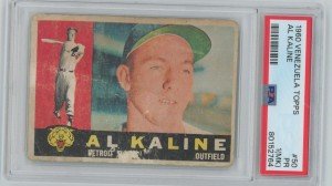 1960 Topps Al Kaline Venezuelan #250 Card