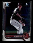 2022 Bowman Draft Chrome Nate Savino Card Lot