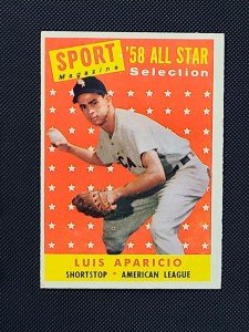 1958 Luis Aparicio #483 Topps All-Star Card