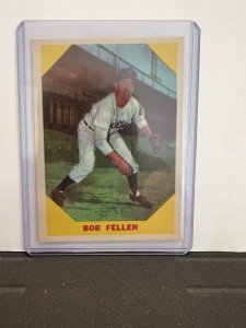 1960 Fleer Baseball Card - Bob Feller #26