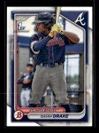 2024 Bowman Isaiah Drake Atlanta Braves Card Lot