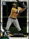 2018 Bowman Chrome Lawrence Butler Athletics Card Set