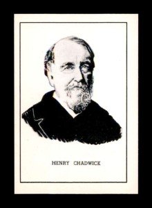 1950 Callahan Henry Chadwick HOF Card #12