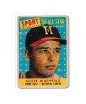 1958 Topps Sport Magazine Eddie Mathews All-Star Card