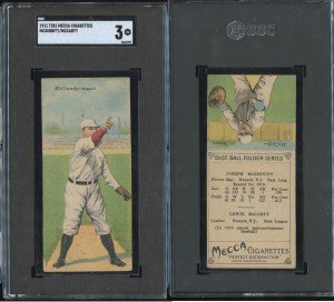 1911 T201 Mecca Double Folder Joe McGinnity Card